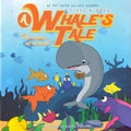 Pat Goffe Collections A Whale's Tale children's book cover featuring a cartoon whale reading a book underwater.